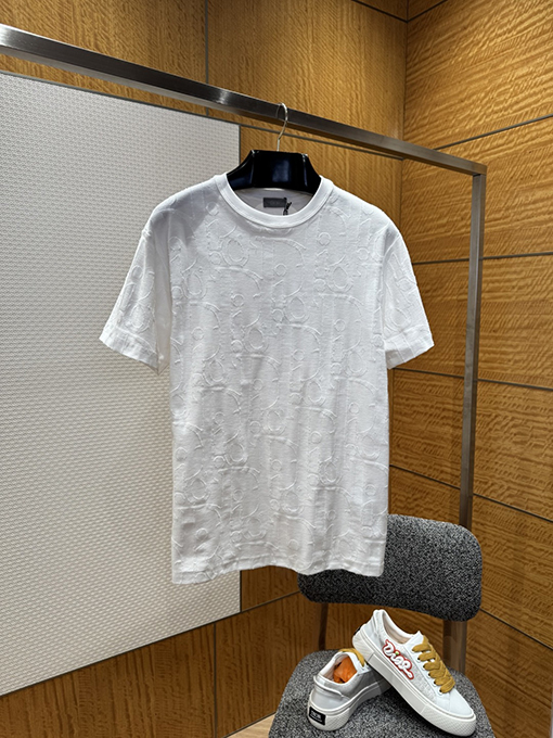 ディオール Oblique ジャカードクルーネック半袖Tシャツ