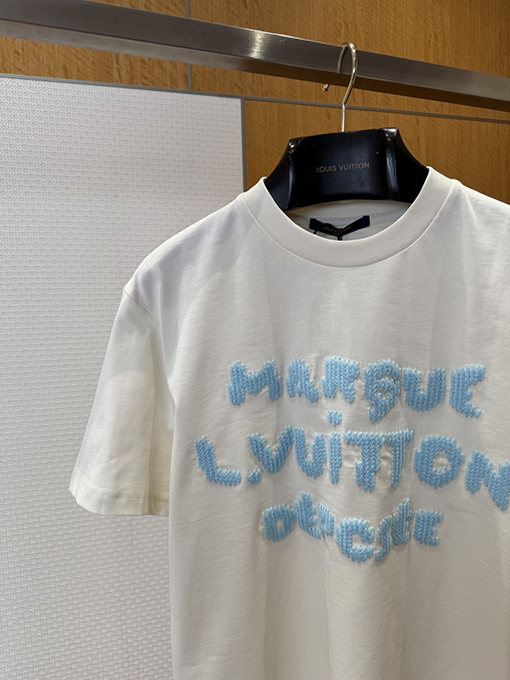 ルイヴィトン レタードフローラル半袖Tシャツ