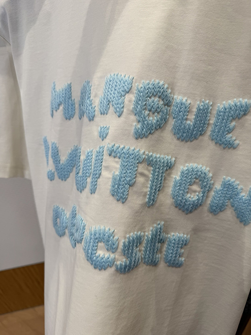 ルイヴィトン レタードフローラル半袖Tシャツ