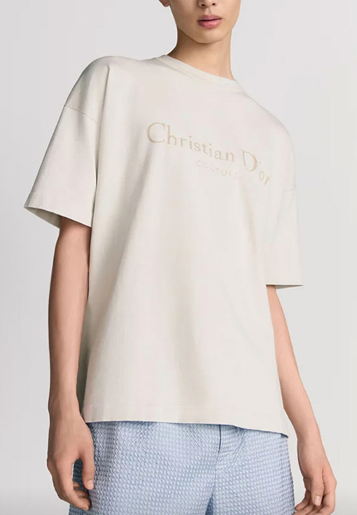 ディオール ヘイズブルー ニット 半袖Tシャツ