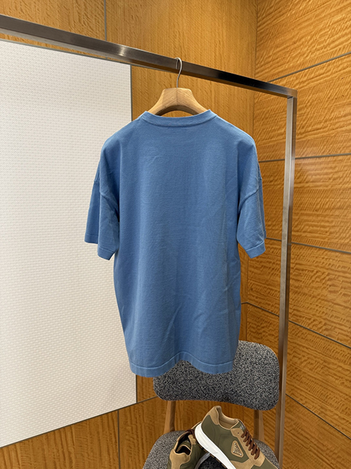 ディオール ヘイズブルー ニット 半袖Tシャツ