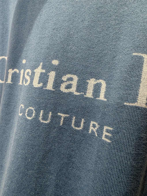 ディオール ヘイズブルー ニット 半袖Tシャツ