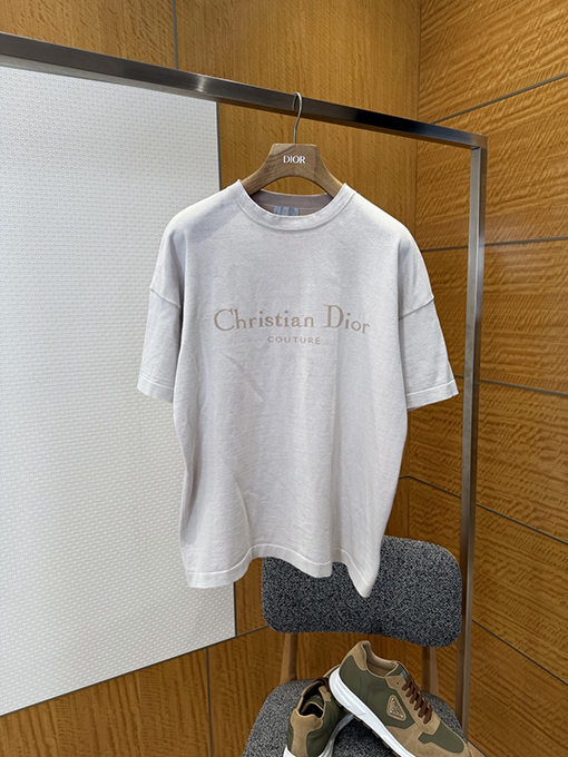 ディオール ヘイズブルー ニット 半袖Tシャツ