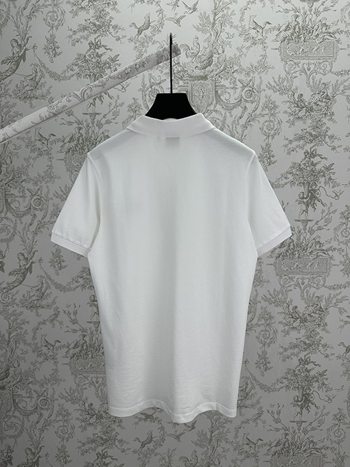 ディオールスーパーコピー Dior Clover刺繍柄半袖ポロシャツ