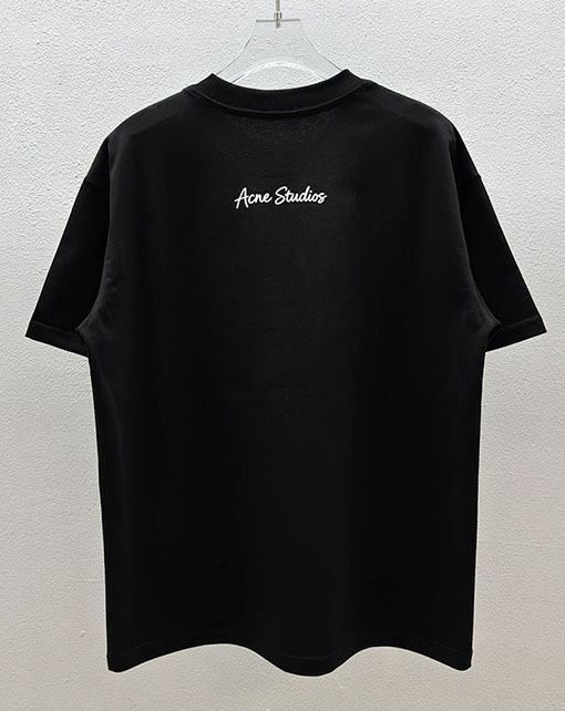アクネストゥディオズコピー Acne Studios クラシックレターフォームプリント半袖Tシャツ