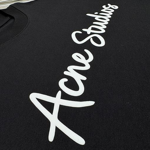 アクネストゥディオズコピー Acne Studios クラシックレターフォームプリント半袖Tシャツ