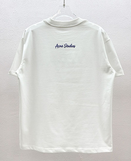 アクネストゥディオズコピー Acne Studios クラシックレターフォームプリント半袖Tシャツ