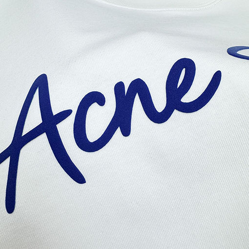 アクネストゥディオズコピー Acne Studios クラシックレターフォームプリント半袖Tシャツ
