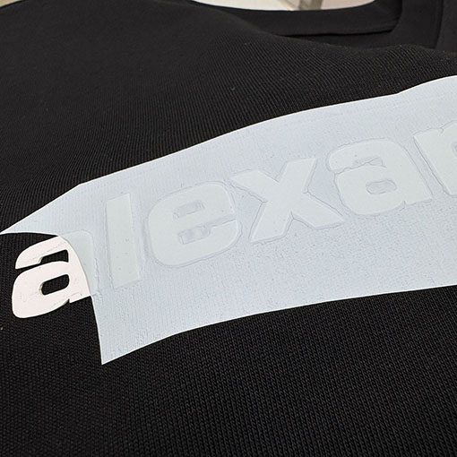 アレキサンダーワン Alexander Wang 新しいロゴ厚のプリントトップス半袖Tシャツ