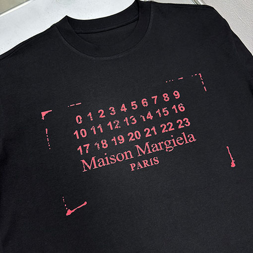 マルタンマルジェラコピー Maison Margiela MM6 新しいレタープリントTシャツ