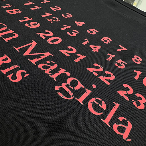 マルタンマルジェラコピー Maison Margiela MM6 新しいレタープリントTシャツ