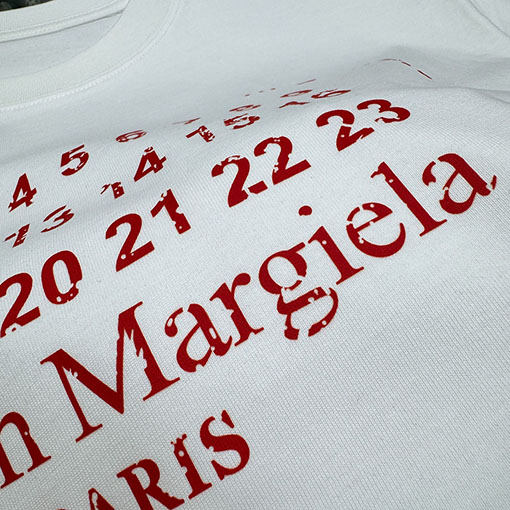 マルタンマルジェラコピー Maison Margiela MM6 新しいレタープリントTシャツ