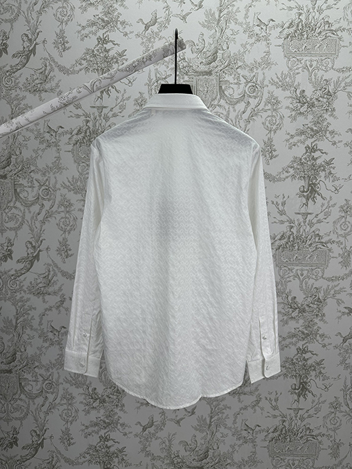 グッチ 新作オールオーバープリント無地長袖シャツ