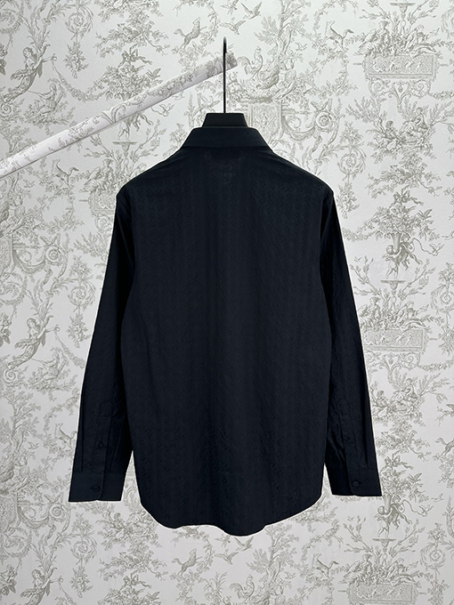 グッチ 新作オールオーバープリント無地長袖シャツ