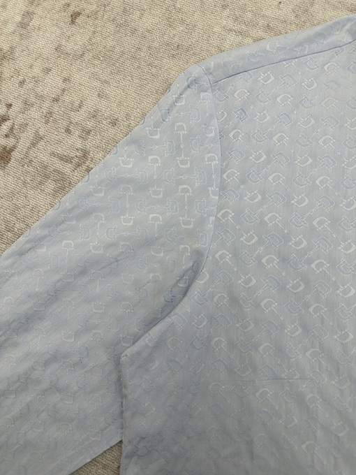 グッチ 新作オールオーバープリント無地長袖シャツ