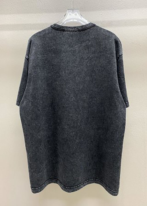 アレキサンダーワン Alexander Wang クラシックレターフェイクオーストリアダイヤモンド半袖Tシャツ