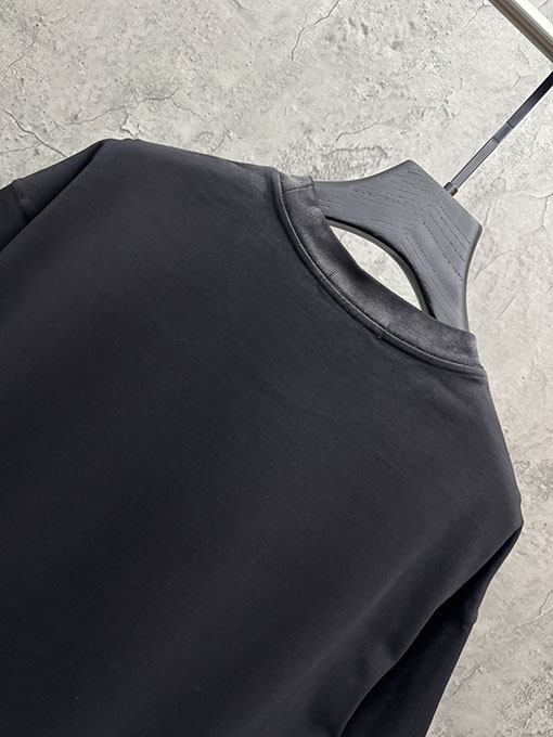 クロムハーツ 新作アメリカンスタイルのウォッシュアップリケラインストーン半袖Tシャツ