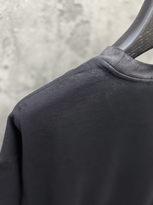 クロムハーツ 新作アメリカンスタイルのウォッシュアップリケラインストーン半袖Tシャツ