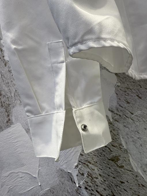 ディオール Dior For My Real Friends ホワイトの軽量コットンジップアップシャツジャケット