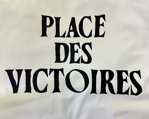 アミ ハートプリントのヘビーウェイト半袖Tシャツ