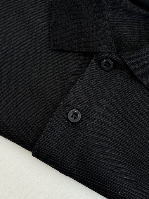 バレンシアガ Balenciaga Political Campaign ロゴボタン半袖ポロシャツ