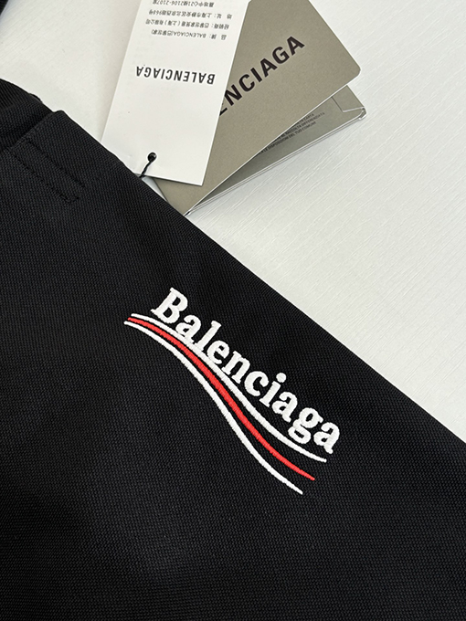 バレンシアガ Balenciaga Political Campaign ロゴボタン半袖ポロシャツ