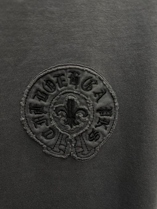 クロムハーツ 新モデルアメリカンスタイルのレーザーカットアップリケ刺繍のカップル半袖Tシャツ