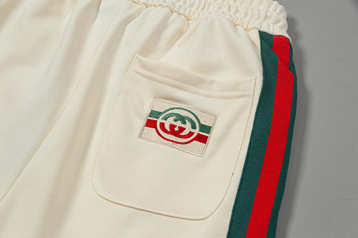 グッチコピー GUCCI ロング刺繍ロゴショートパンツ