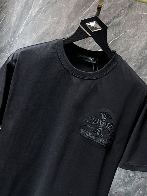 クロムハーツ 馬蹄サンスクリットアップリケ半袖Tシャツ