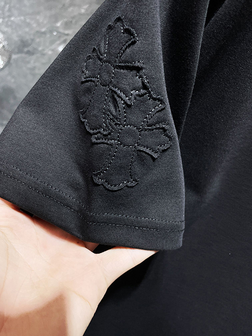 クロムハーツ 馬蹄サンスクリットアップリケ半袖Tシャツ