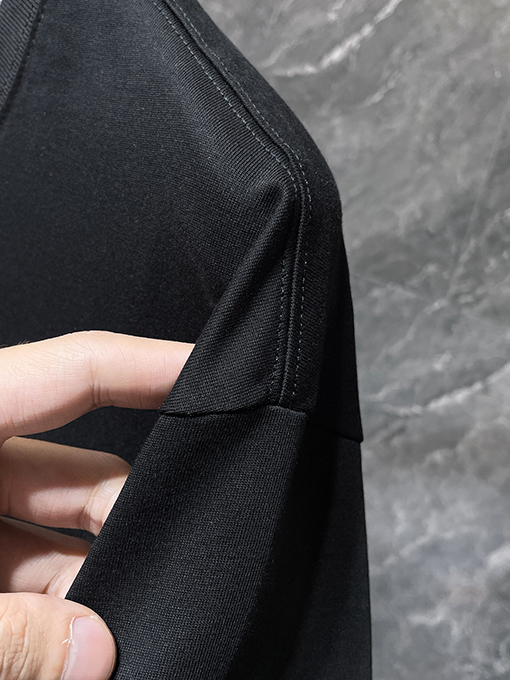 クロムハーツ ホットフィックスラインストーンクロスハンドメイドスタッド半袖Tシャツ