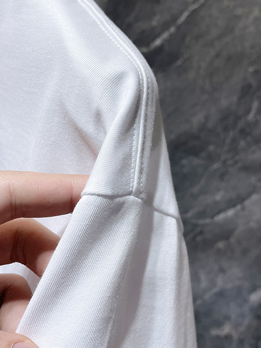 クロムハーツ ホットフィックスラインストーンクロスハンドメイドスタッド半袖Tシャツ