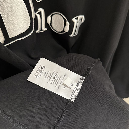 ディオール Dior 新作アップリケ刺繍半袖Tシャツ