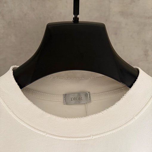 ディオール Dior 新作アップリケ刺繍半袖Tシャツ