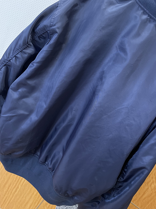 プラダ ニットトライアングルロゴスタンドカラーコットンジャケット