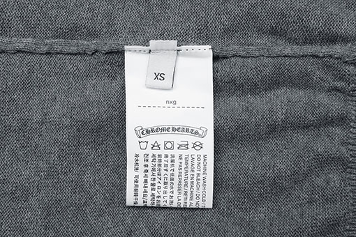 クロムハーツ ジャカードカラーニット半袖Tシャツ