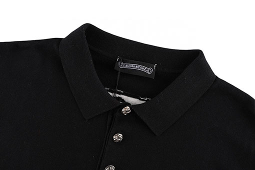 クロムハーツ ジャカードカラーニット半袖Tシャツ