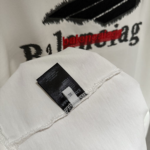 バレンシアガ Balenciaga クラシックな刺繍半袖Tシャツ