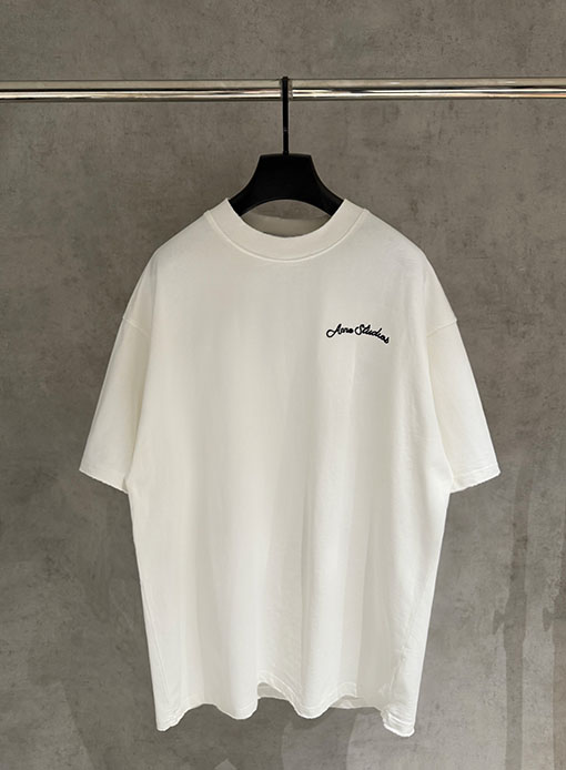 アクネストゥディオズ Acne Studios 新モデル刺繍半袖Tシャツ