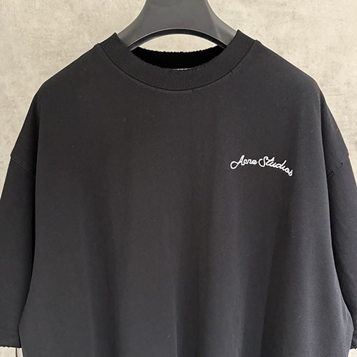 アクネストゥディオズ Acne Studios 新モデル刺繍半袖Tシャツ