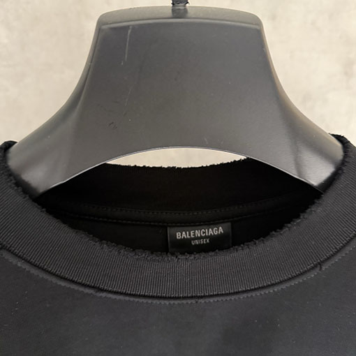 バレンシアガスーパーコピー Balenciaga ロゴ刺繍半袖Tシャツ