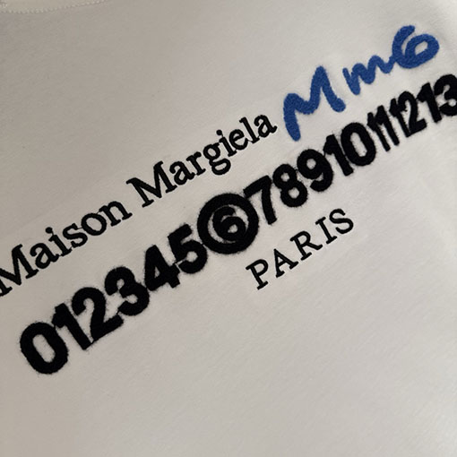マルタンマルジェラ Maison Margiela MM6 新モデルロゴ半袖Tシャツ
