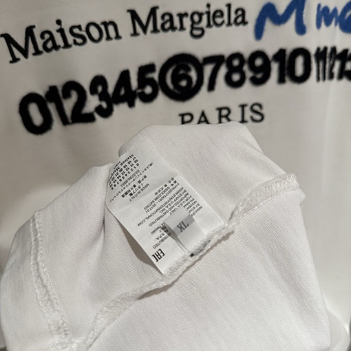 マルタンマルジェラ Maison Margiela MM6 新モデルロゴ半袖Tシャツ