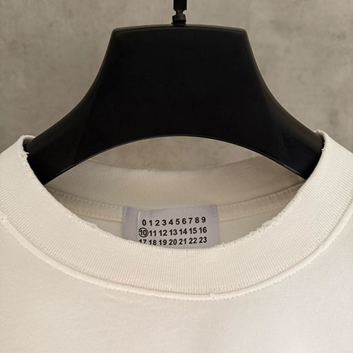 マルタンマルジェラ Maison Margiela MM6 新モデルロゴ半袖Tシャツ