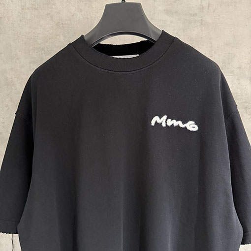 マルタンマルジェラ Maison Margiela MM6 新モデルロゴ半袖Tシャツ