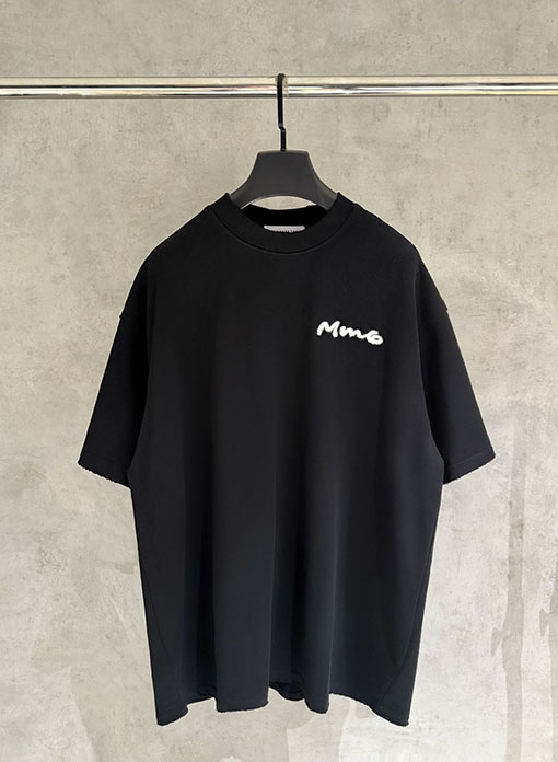 マルタンマルジェラ Maison Margiela MM6 新モデルロゴ半袖Tシャツ