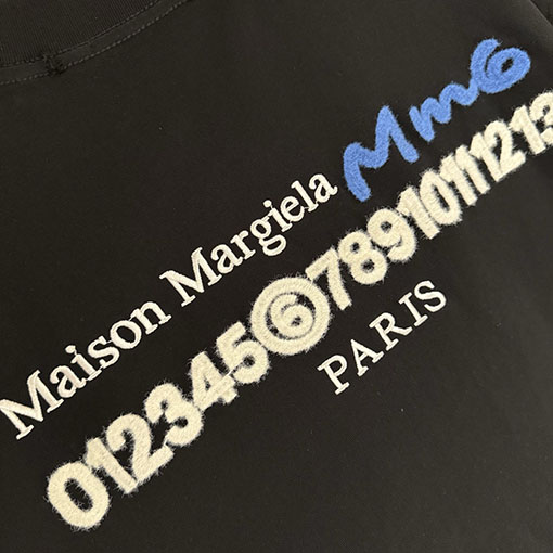 マルタンマルジェラ Maison Margiela MM6 新モデルロゴ半袖Tシャツ