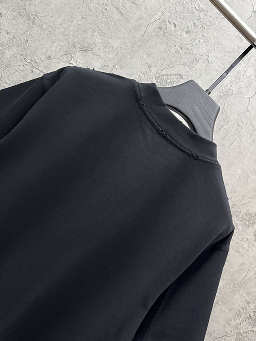 クロムハーツコピー 4 層アップリケクロスステッチ半袖Tシャツ