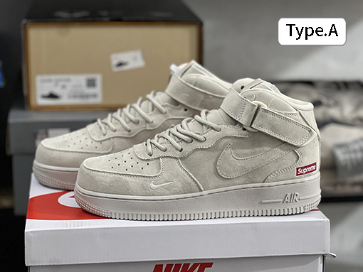 シュプリーム X ナイキ AF1 ミッドトップスニーカー