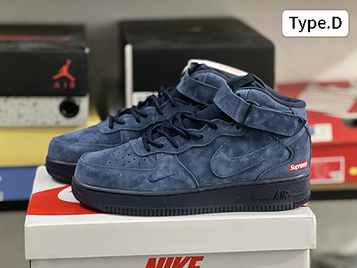 シュプリーム X ナイキ AF1 ミッドトップスニーカー